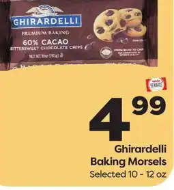 Weis Markets Ghirardelli Baking Morsels offer