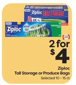 Weis Markets Ziploc Tall Storage or Produce Bags offer