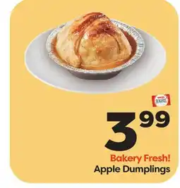 Weis Markets Apple Dumplings offer