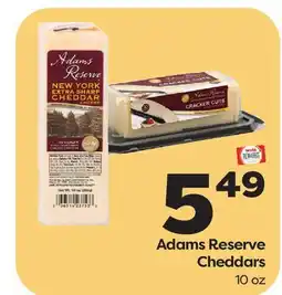 Weis Markets Adams Reserve Cheddars offer
