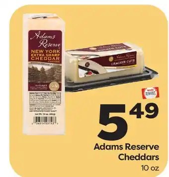 Weis Markets Adams Reserve Cheddars offer