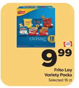 Weis Markets Frito Lay Variety Packs offer
