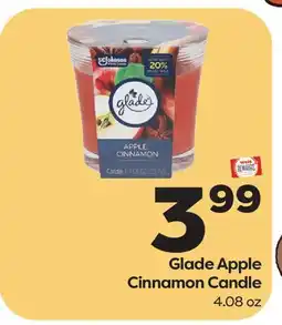 Weis Markets Glade Apple Cinnamon Candle offer
