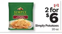 Weis Markets Simply Potatoes offer
