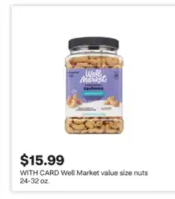 CVS Well Market value size nuts offer