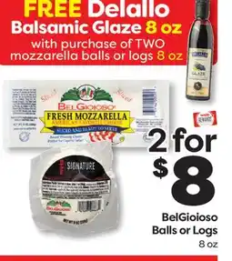 Weis Markets BelGioioso Balls or Logs offer