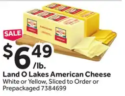 Stop&Shop Land O Lakes American Cheese offer