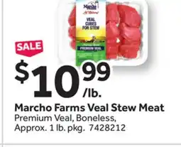 Stop&Shop Marcho Farms Veal Stew Meat offer