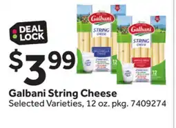 Stop&Shop Galbani String Cheese offer