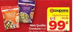 Weis Markets Weis Quality Croutons offer