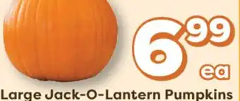 Weis Markets Large Jack-O-Lantern Pumpkins offer