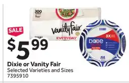 Stop&Shop Dixie or Vanity Fair offer