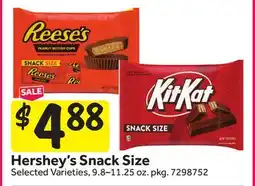 Stop&Shop Hershey's Snack Size offer
