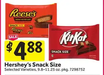 Stop&Shop Hershey's Snack Size offer