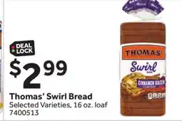 Stop&Shop Thomas' Swirl Bread offer