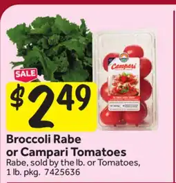 Stop&Shop Broccoli Rabe or Campari Tomatoes offer