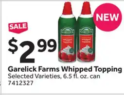 Stop&Shop Garelick Farms Whipped Topping offer