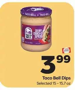 Weis Markets Taco Bell Dips offer