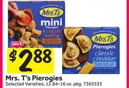 Stop&Shop Mrs. T's Pierogies offer