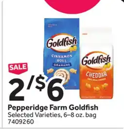 Stop&Shop Pepperidge Farm Goldfish offer