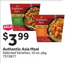 Stop&Shop Authentic Asia Meal offer