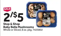 Stop&Shop Stop & Shop Baby Bella Mushrooms offer