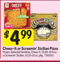 Stop&Shop Cheez-It or Screamin' Sicilian Pizza offer