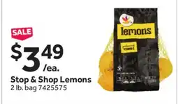 Stop&Shop Stop & Shop Lemons offer