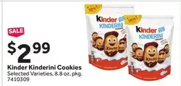 Stop&Shop Kinder Kinderini Cookies offer