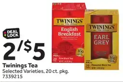 Stop&Shop Twinings Tea offer