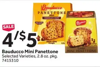 Stop&Shop Bauducco Mini Panettone offer