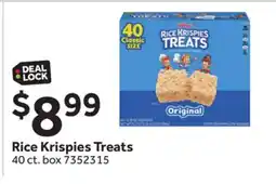 Stop&Shop Rice Krispies Treats offer