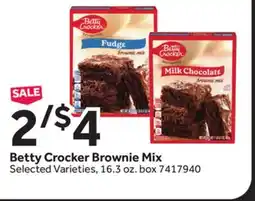 Stop&Shop Betty Crocker Brownie Mix offer