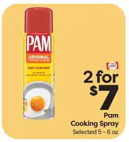 Weis Markets Pam Cooking Spray offer