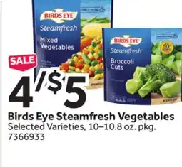 Stop&Shop Birds Eye Steamfresh Vegetables offer