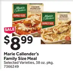 Stop&Shop Marie Callender's Family Size Meal offer
