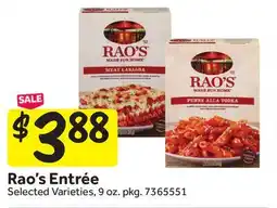 Stop&Shop Rao's Entrée offer