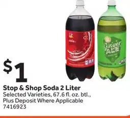 Stop&Shop Stop & Shop Soda Liter offer