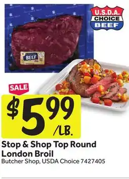 Stop&Shop Stop & Shop Top Round London Broil offer