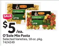 Stop&Shop O'Sole Mio Pasta offer