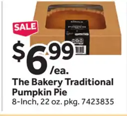 Stop&Shop The Bakery Traditional Pumpkin Pie offer