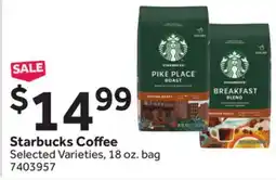 Stop&Shop Starbucks Coffee offer