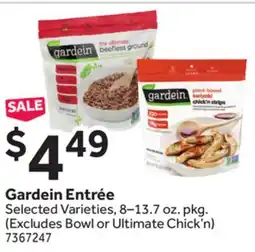 Stop&Shop Gardein Entrée offer