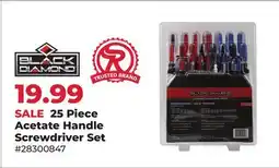 Runnings 25 Piece Acetate Handle Screwdriver Set offer