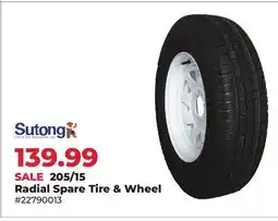 Runnings 205/15 Radial Spare Tire & Wheel offer