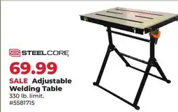 Runnings Adjustable Welding Table offer