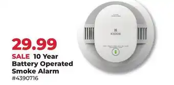 Runnings 10 Year Battery Operated Smoke Alarm offer
