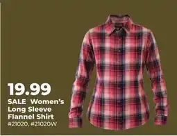 Runnings Noble Outfitters Women's Long Sleeve Flannel Shirt offer