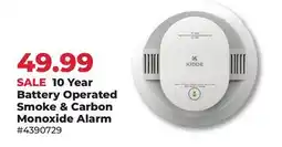 Runnings Kidde 10 Year Battery Operated Smoke & Carbon Monoxide Alarm offer