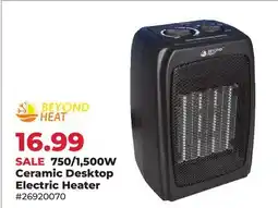 Runnings Beyond Heat 750/1, 500W Ceramic Desktop Electric Heater offer